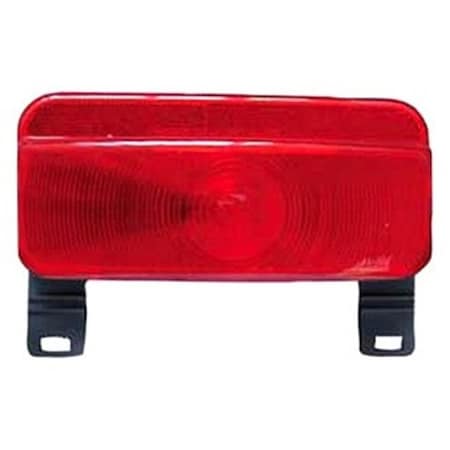 Water World 00381LB 8.6 x 3.75 in. Command Red & Black Rectangular Tail Light WA3569022